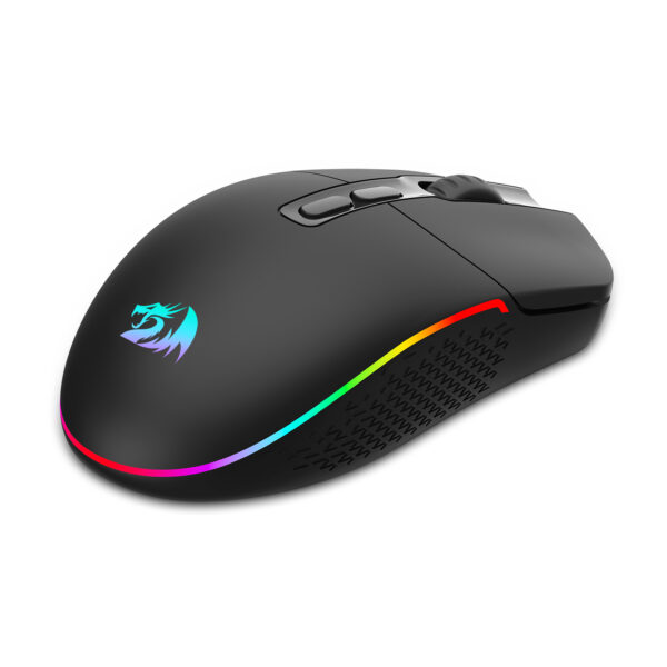 MOUSE GAMER REDRAGON INVADER PRO RGB PRETO - Imagem 4
