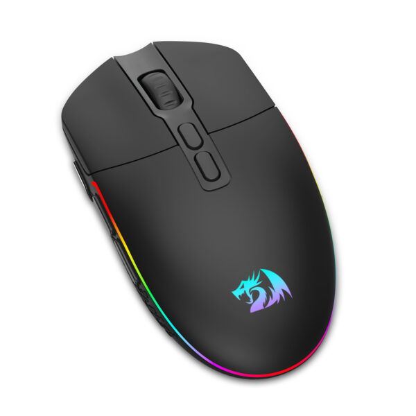 MOUSE GAMER REDRAGON INVADER PRO RGB PRETO - Imagem 5