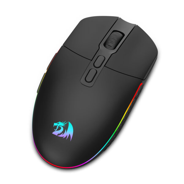 MOUSE GAMER REDRAGON INVADER PRO RGB PRETO - Imagem 6