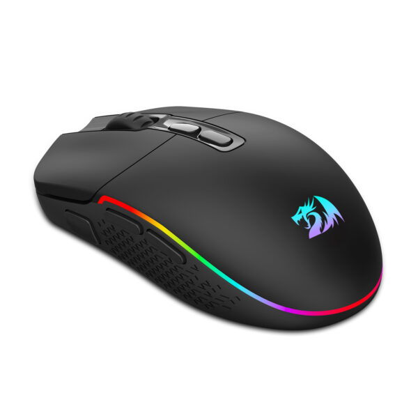 MOUSE GAMER REDRAGON INVADER PRO RGB PRETO - Imagem 8