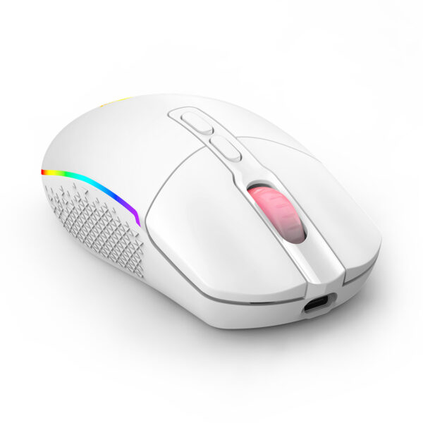 MOUSE GAMER REDRAGON INVADER PRO RGB BRANCO - Imagem 3