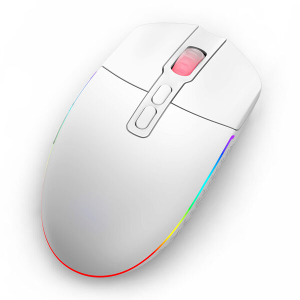 MOUSE GAMER REDRAGON INVADER PRO RGB BRANCO - Imagem 5