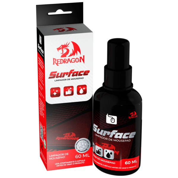 LIMPA MOUSE PAD REDRAGON 60 ML SURFACE - Imagem 6