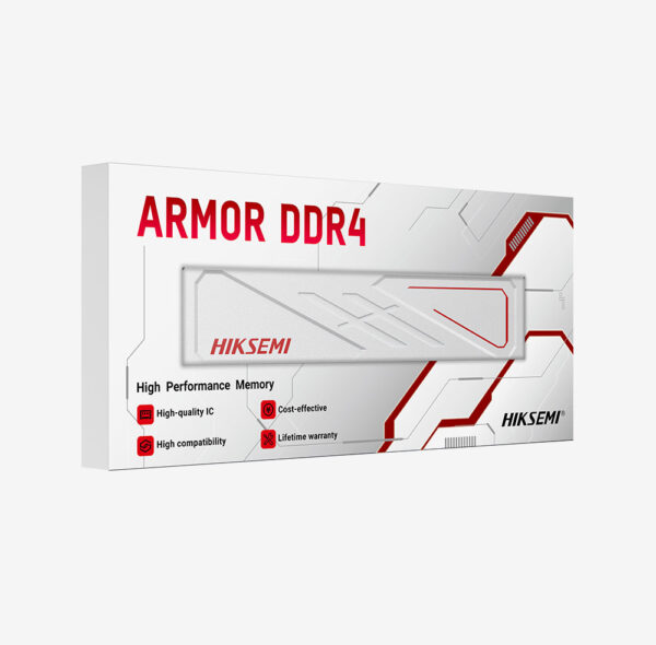 MEMORIA DDR4 3600 HIKSEMI ARMOR 8GB HIGH PERFORMANCE BRANCA - Imagem 5