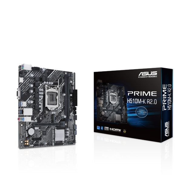 PLACA MAE ASUS PRIME H510M-K R2.0 - INTEL 1200 - DDR4 - MATX - M.2 NVME -VGA/HDMI - Imagem 6