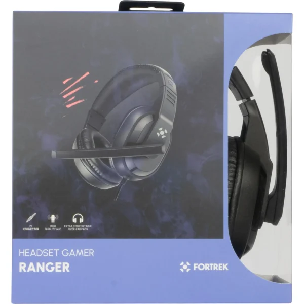 HEADSET GAMER FORTREK RANGER PT - Imagem 4