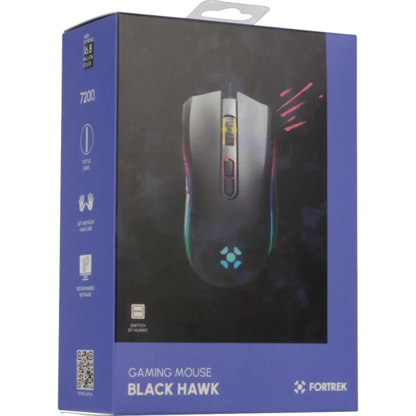 MOUSE GAMER RGB FORTREK BLACK HAWK - Imagem 4