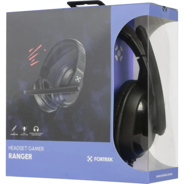 HEADSET GAMER FORTREK RANGER PT - Imagem 6