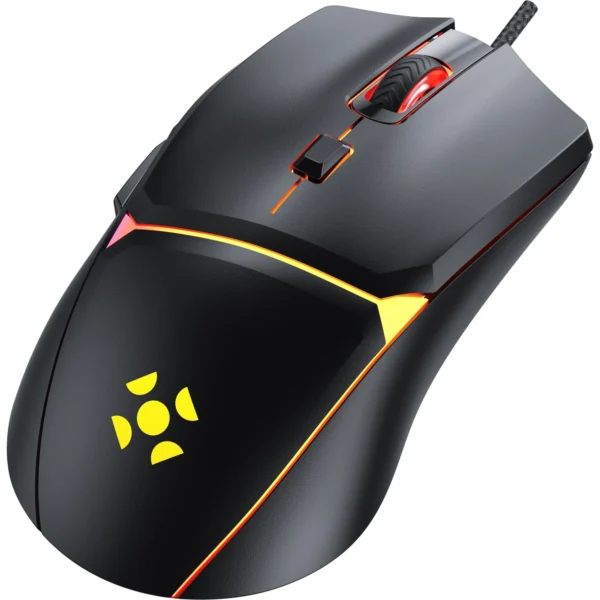 MOUSE GAMER 7200DPI RGB FORTREK CRUSADER - Imagem 4