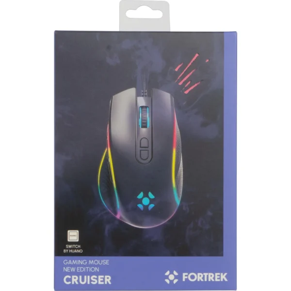 MOUSE GAMER 10000DPI RGB FORTREK CRUISER - Imagem 4