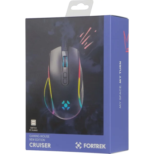 MOUSE GAMER 10000DPI RGB FORTREK CRUISER - Imagem 6