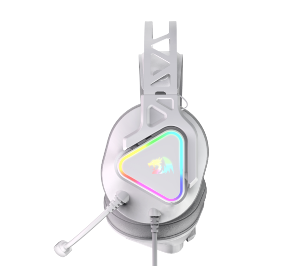 HEADSET GAMER REDRAGON RGB CADMUS BRANCO - Imagem 5