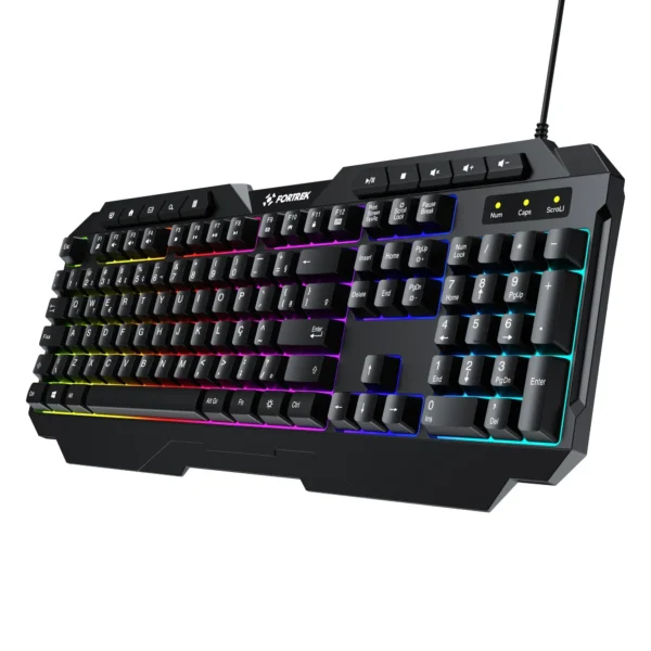 TECLADO MULTIMIDIA FORTREK SHORT CUT - Imagem 3